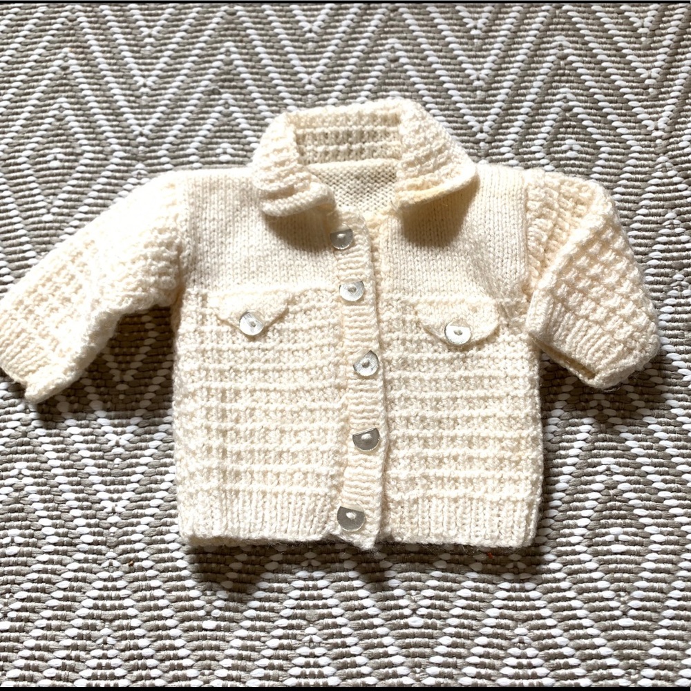Handmade 0-3 Cardigan